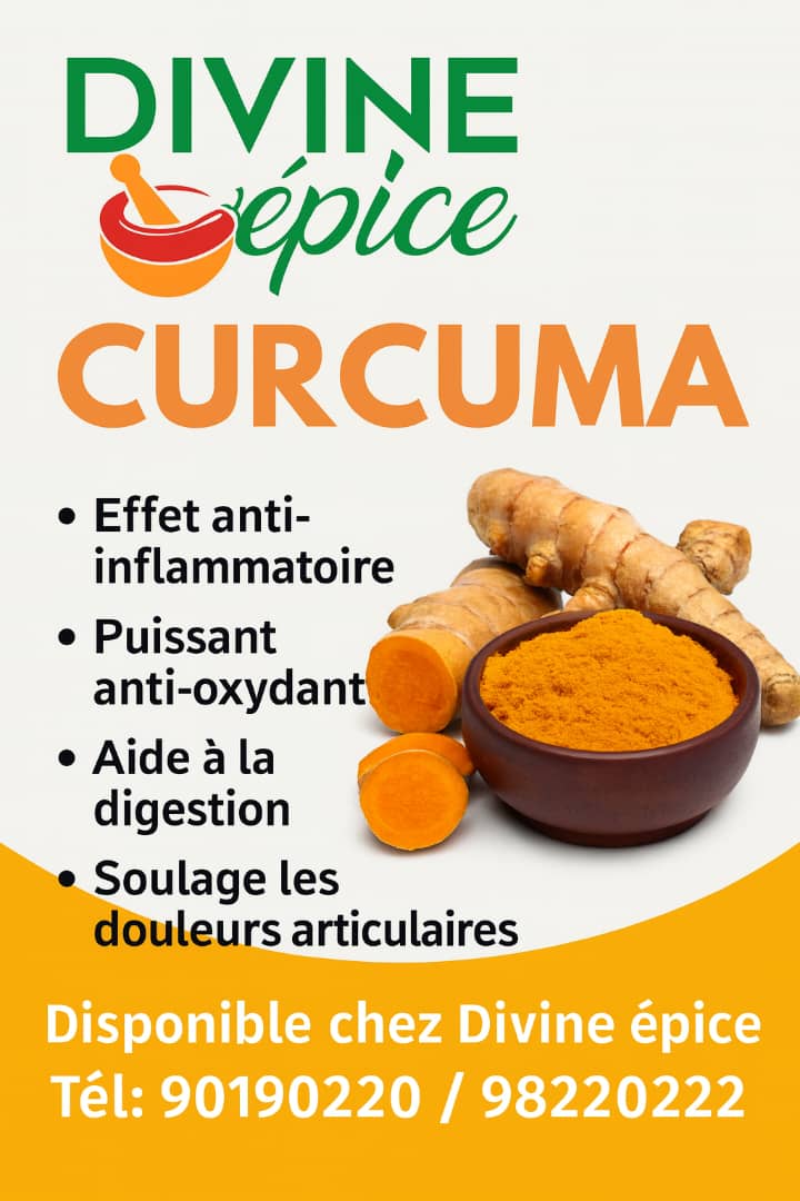 Curcuma naturel : les bienfaits santé du curcuma Divine Épice