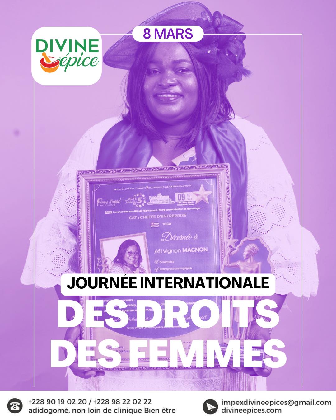 Divine Épices célèbre la force des femmes après le 8 mars