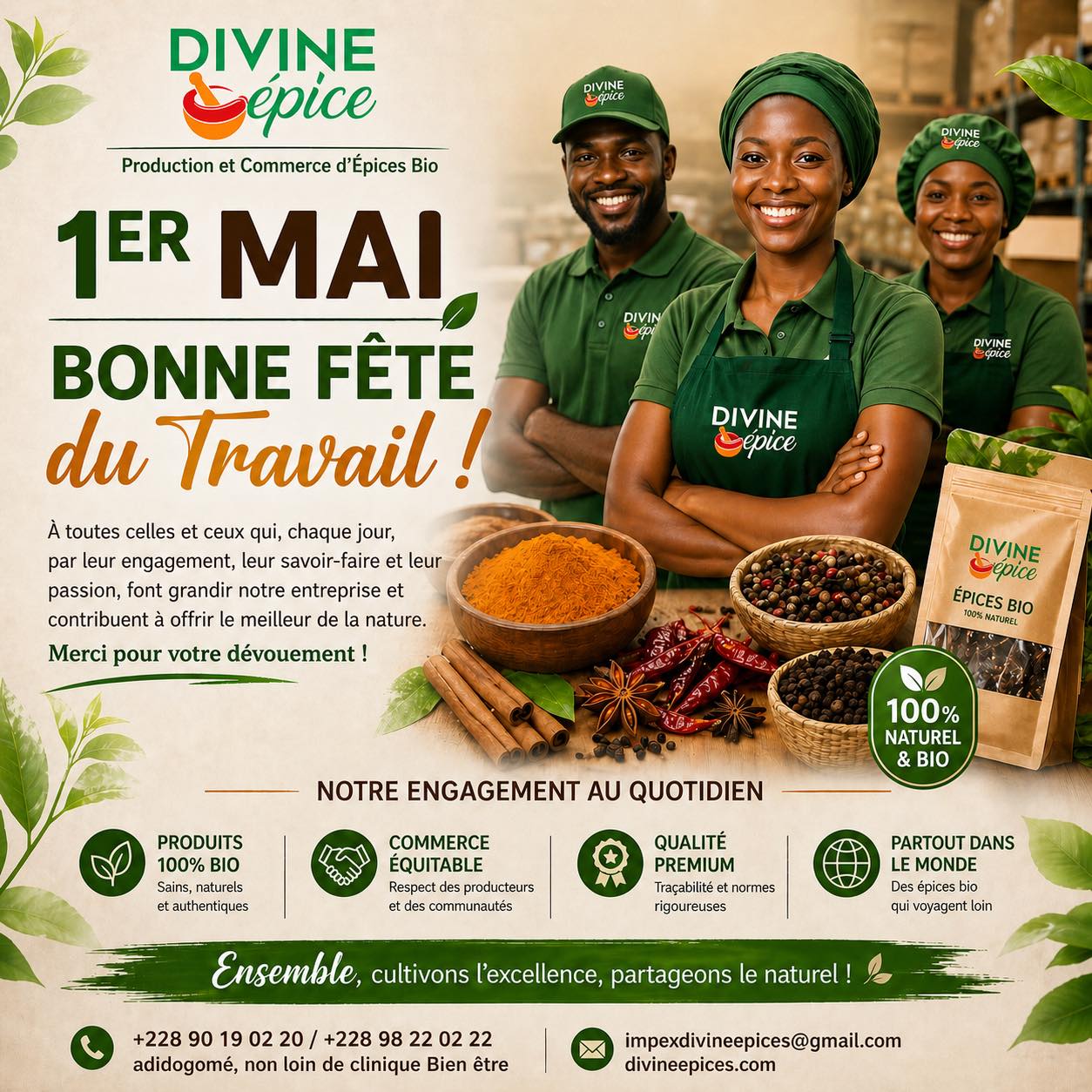 Divine Épice célèbre le savoir-faire et l’engagement de ses équipes