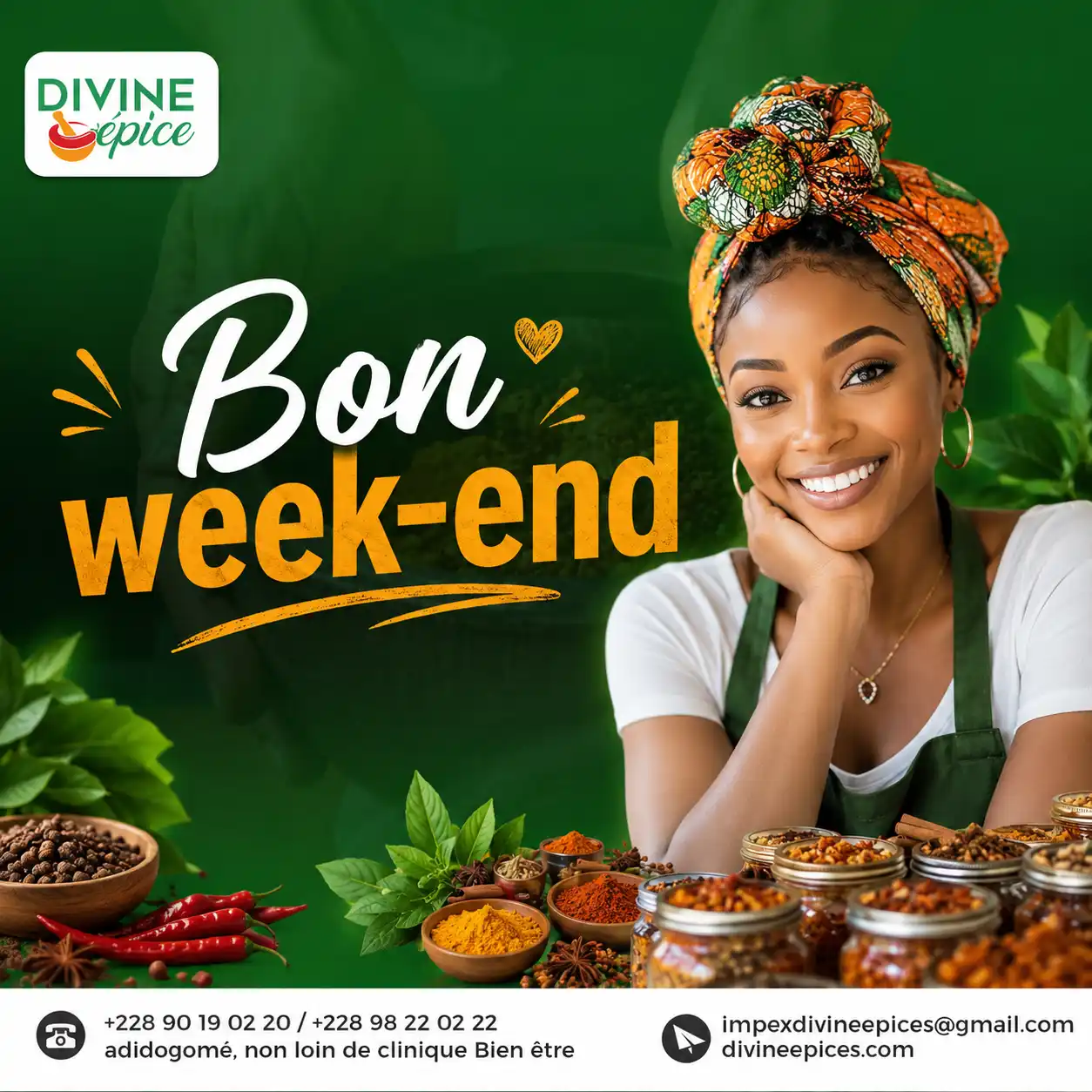 Bon week-end avec Divine Épice