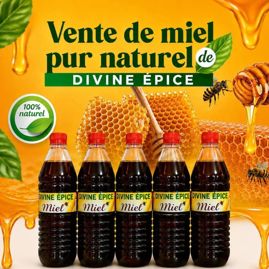 MIEL PUR 100 % NATUREL DIVINE ÉPICE