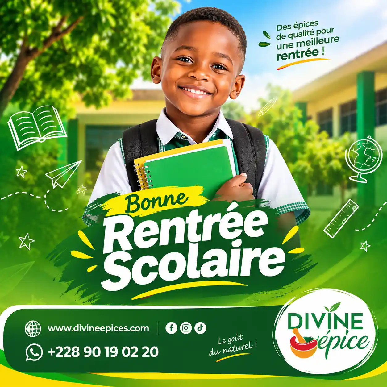 Bonne rentrée scolaire avec Divine Épice